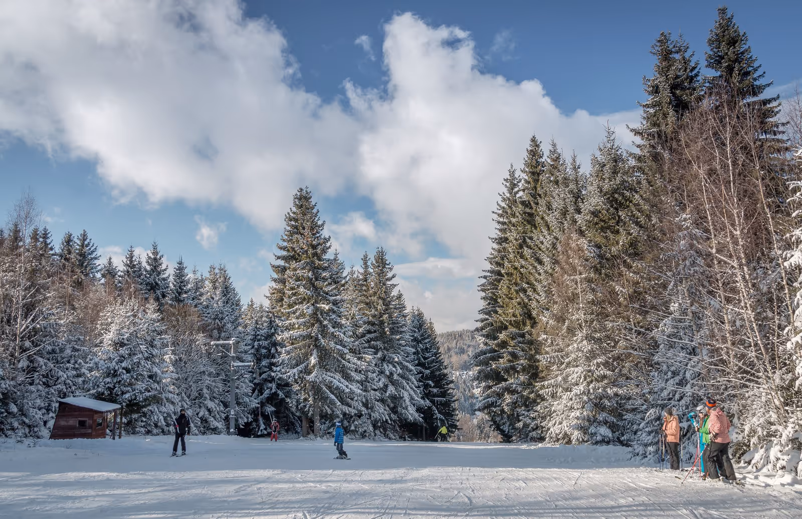 Látky - Prašivá ski resort