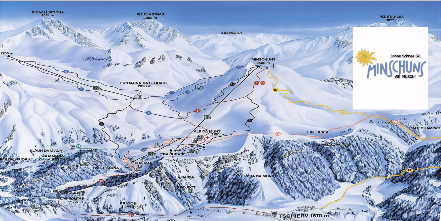 Minschuns ski resort