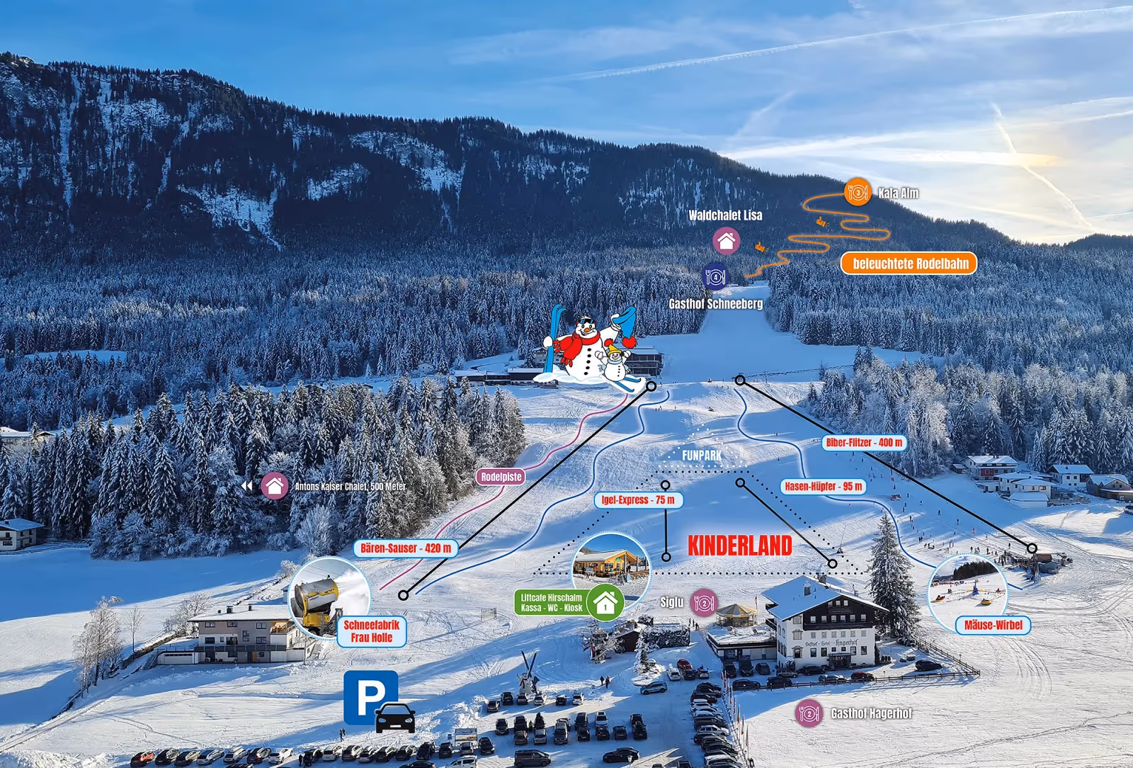 Schneeberglifte Thiersee ski resort