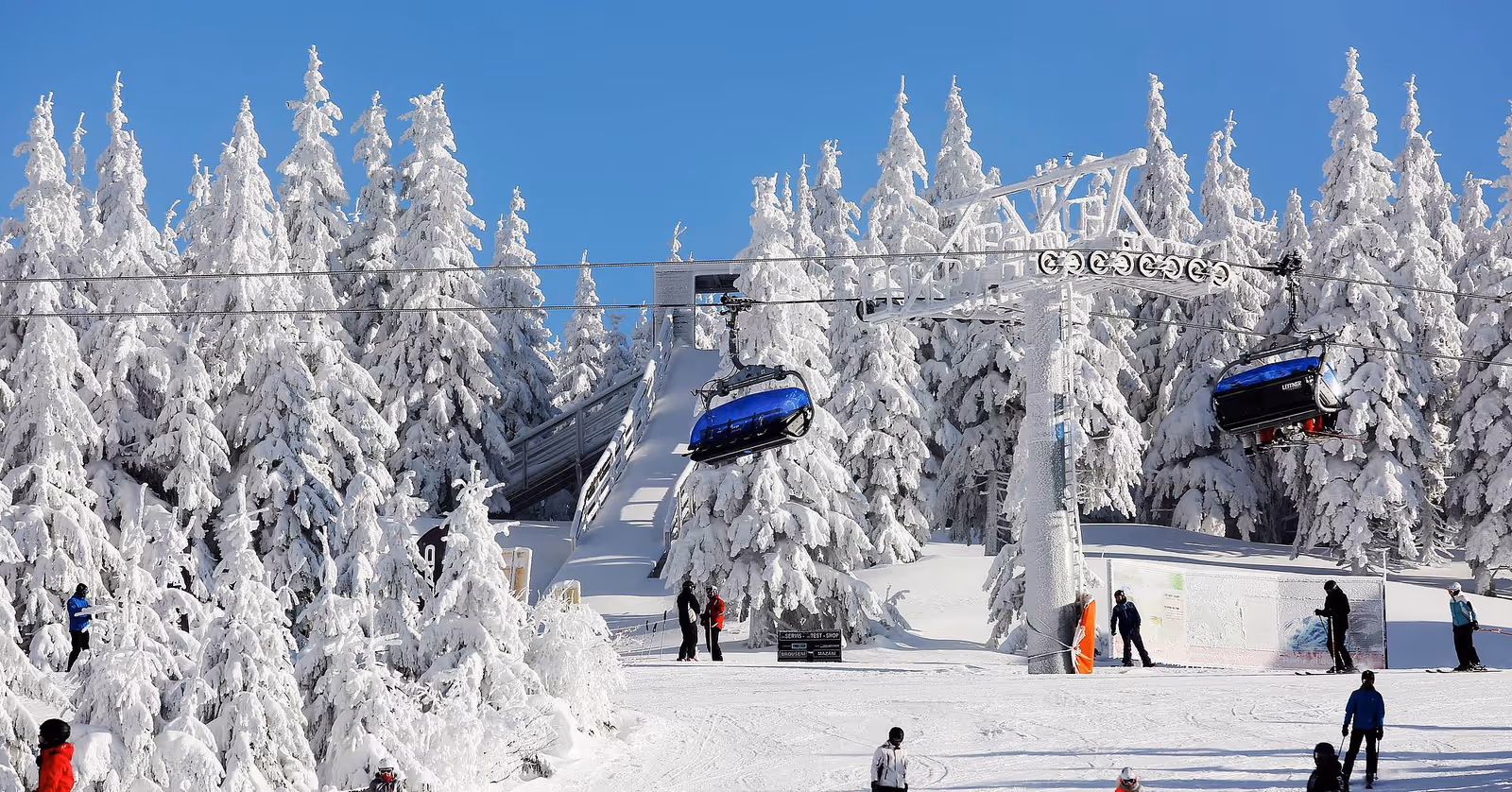 Skiareál Špindlerův Mlýn - Medvědín ski resort